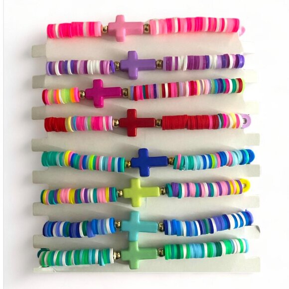 NEW- BOHEMIAN HANDMADE FAITH BRACELETS 8 OPTIONS - 1 (PC) - Picture 2 of 3